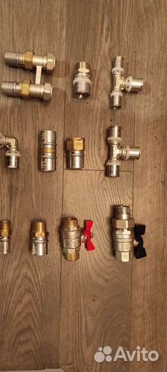 Сантехнические фитинги,ппр,краны,сгон,муфта,хомуты