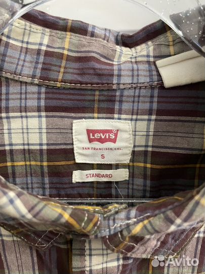 Рубашка мужская Levis(размер s)