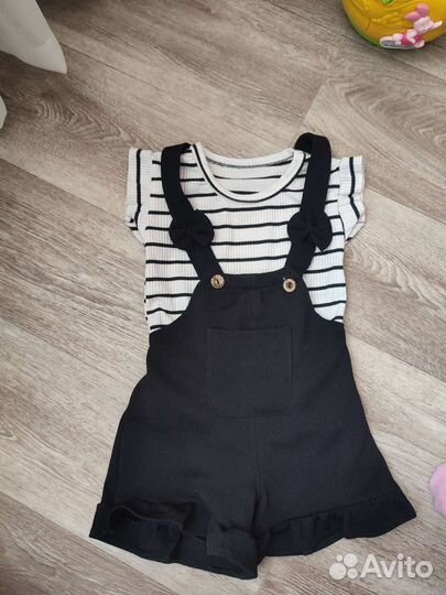 Шорты с футболкой для девочки