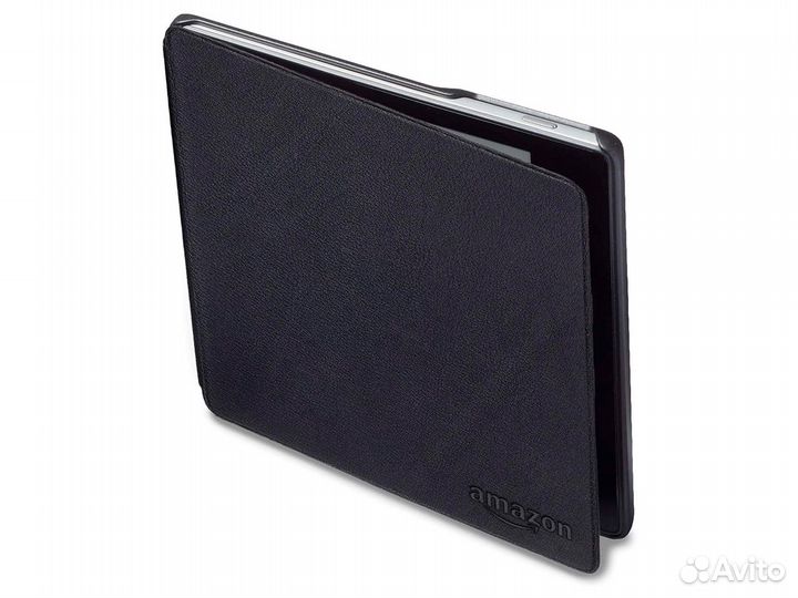 Обложка для Kindle Oasis чёрная кожаная