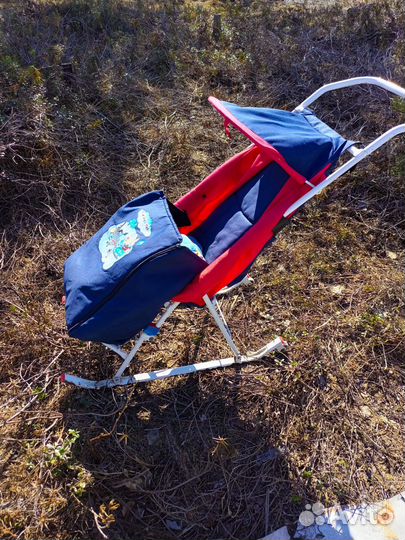 Детские санки с колесами