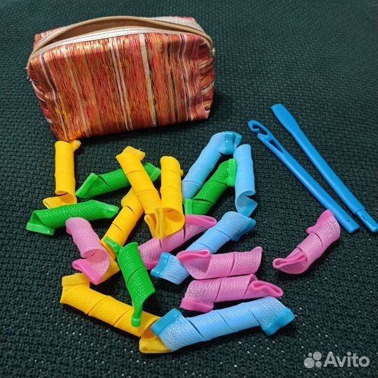 Бигуди спиральки мягкие