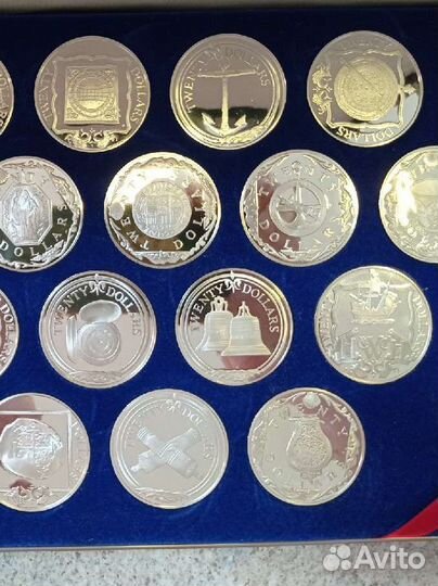 Набор монет Британские Виргинские острова 1985