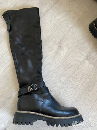 Сапоги ботфорты