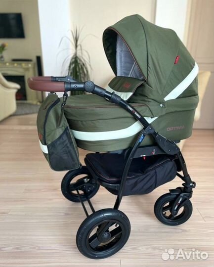 Коляска Verdi Optima Babies Хаки 3в1