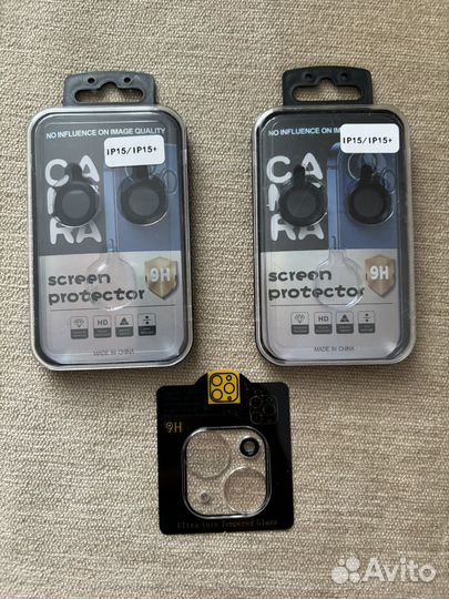 Защитные стекла на камеру iPhone 15