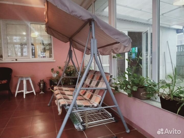 Садовые качели подвесные