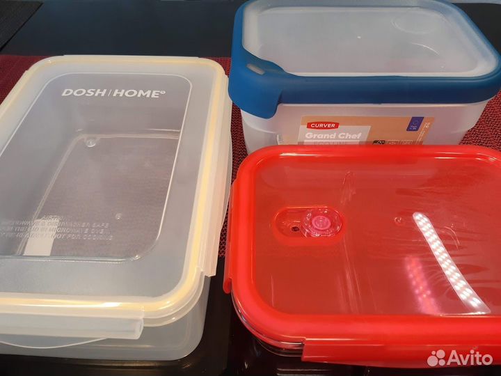 Контейнера пластиковые и стеклянные многофункцион