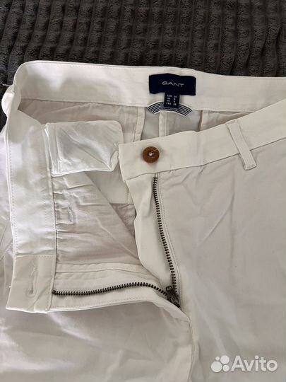 Брюки белые gant летние 36 (s)