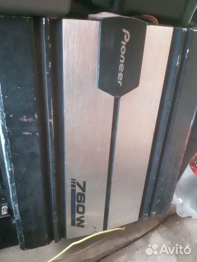 Сабвуфер Kicx + усилитель Pioneer