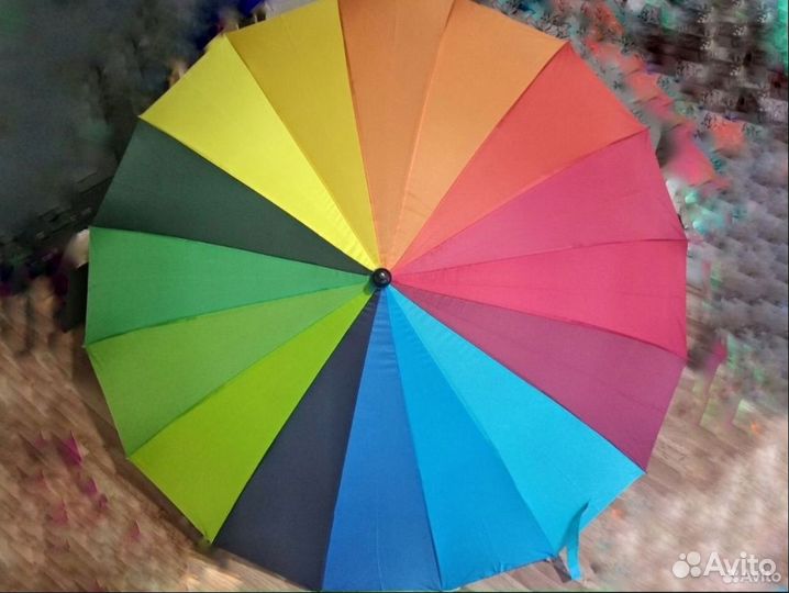 Радужный зонт прокат