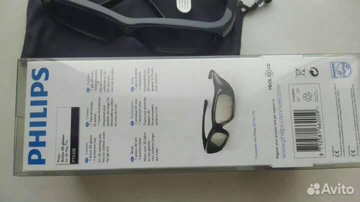 3D очки для телевизора Philips PTA508