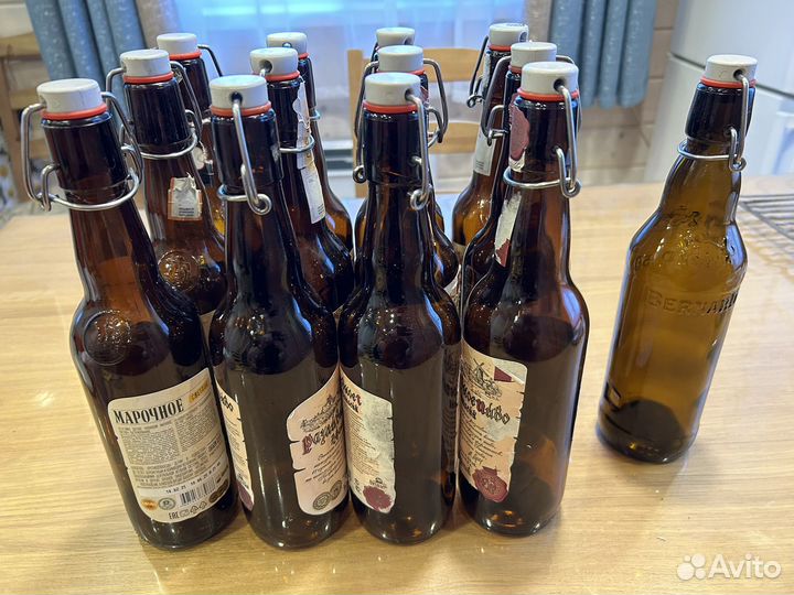 Бутылки с бугельной пробкой