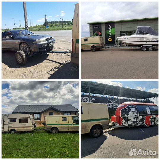 Перевозка, Буксировка прицепа, авто, катера 3,5т
