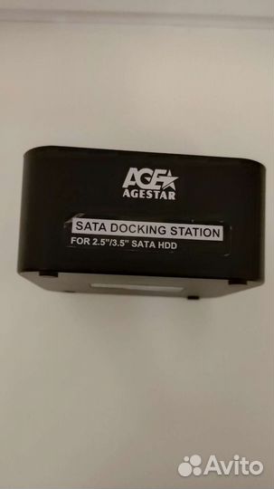 Док-станция для HDD/SSD agestar 3UBT6-6G черный