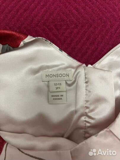 Платье для девочки monsoon 12-13 лет