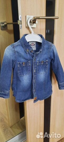 Одежда на мальчика 1-2 года next рубашка