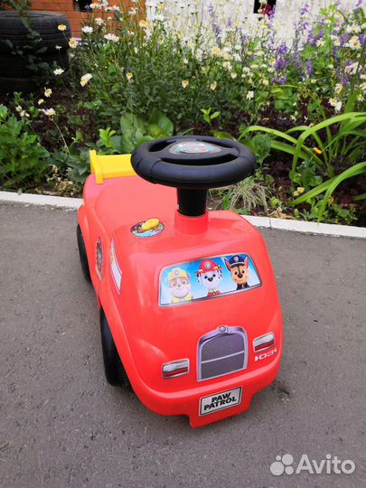 Машинка каталка толокар с музыкой