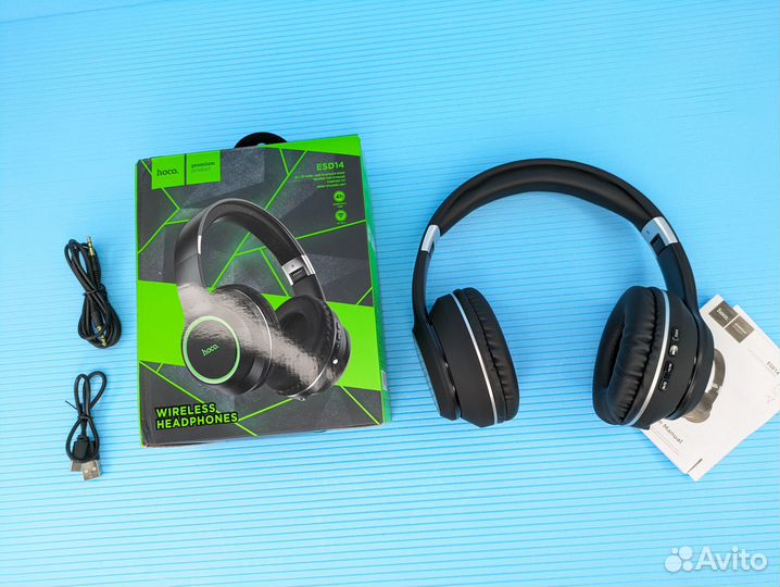 Наушники Hoco беспроводные с подсветкой