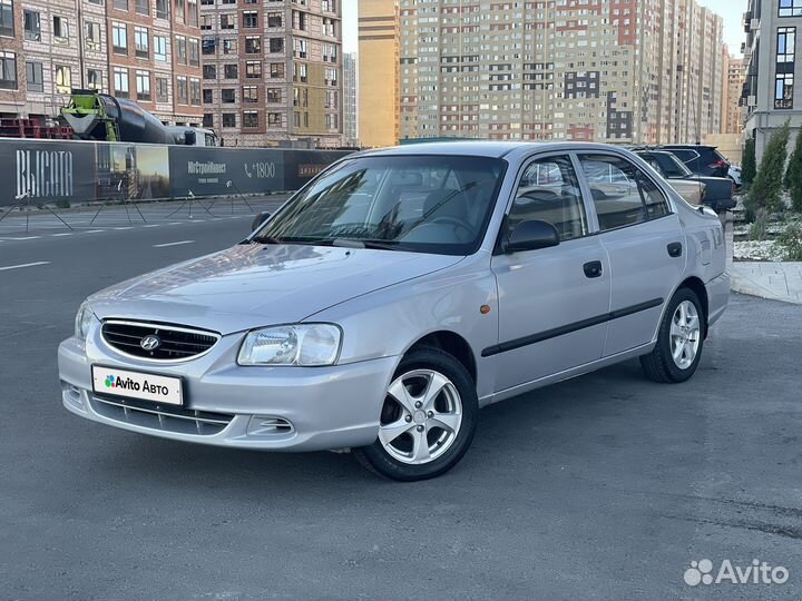 Hyundai Accent 1.5 МТ, 2004, 391 000 км