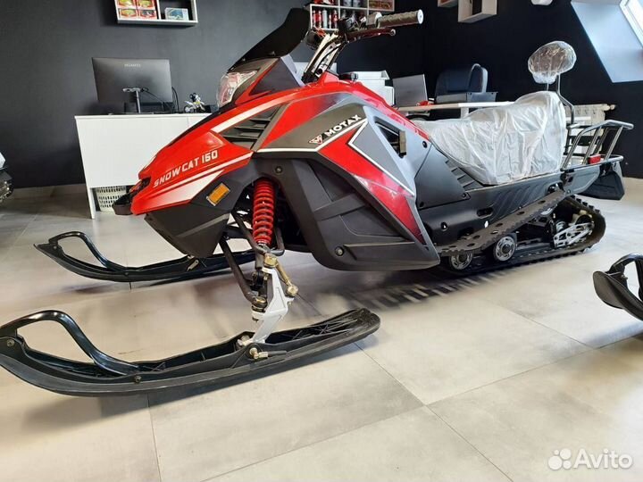 Снегоход Motax Snow Cat 150 красный