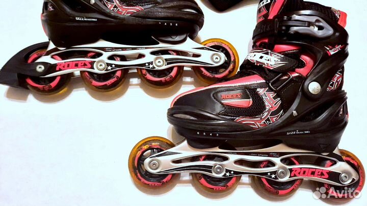 Ролики Roces 36-40 EU + шлем + сумка + защита