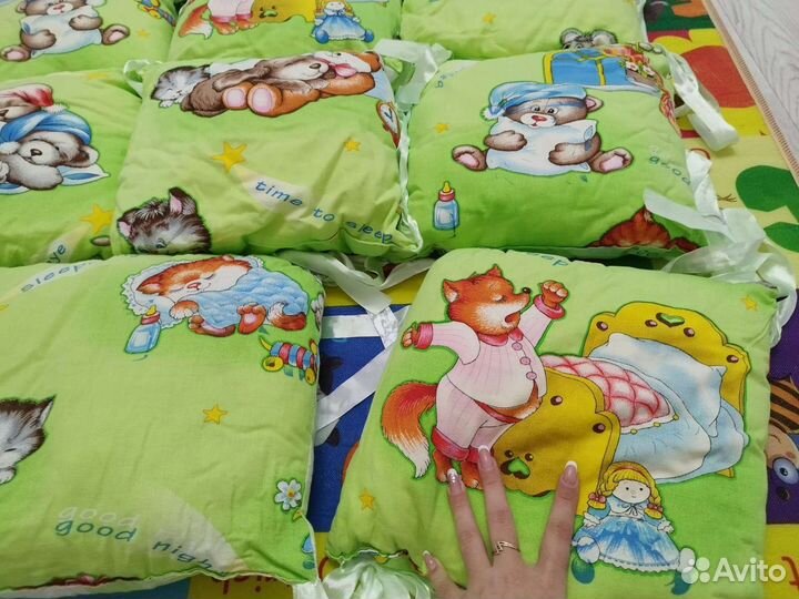 Бортики в кроватку