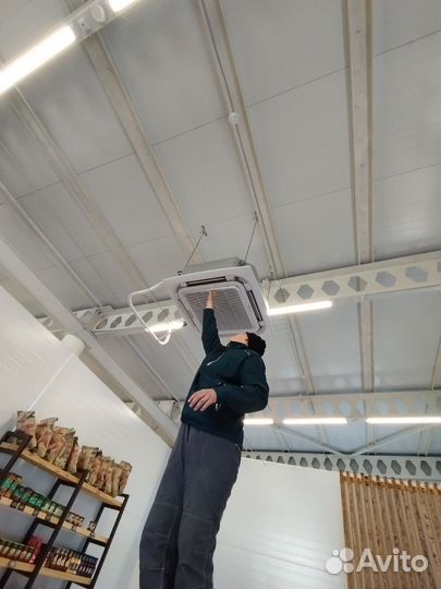 Кассетные потолочные кондиционеры. Гарантия 3 года