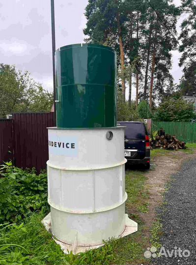 Станция очистки сточных вод био 4+Автономная канализация в частном доме Биодевайс