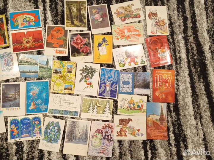 Чистейшие советские открытки коллекция