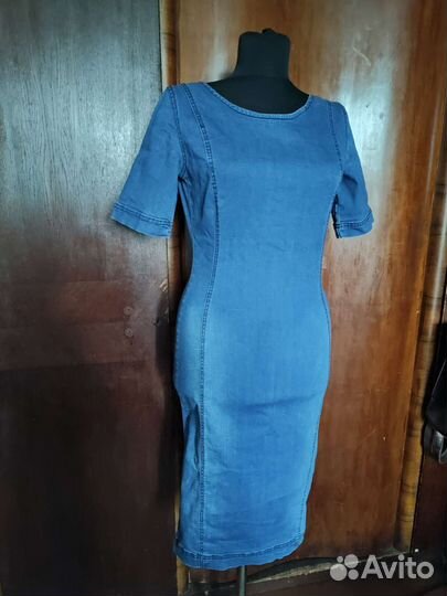Джинсовое платье