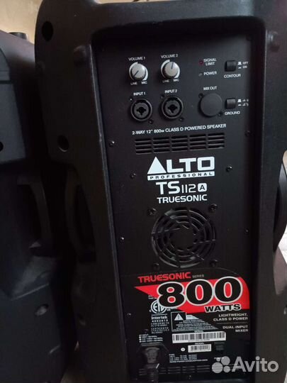 Активные колонки alto ts112a truesonic