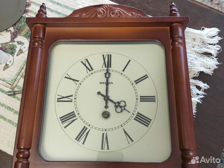 Часы настенные механические СССР