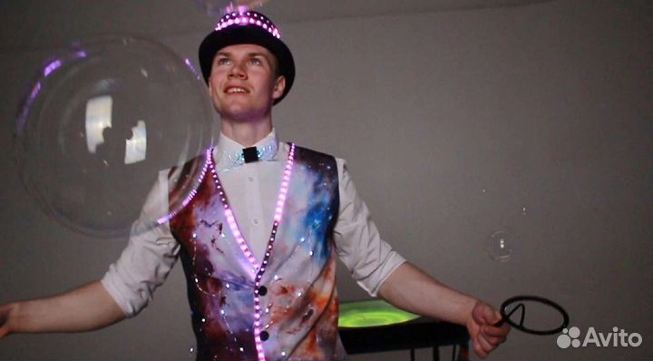 Космическое шоу мыльных пузырей