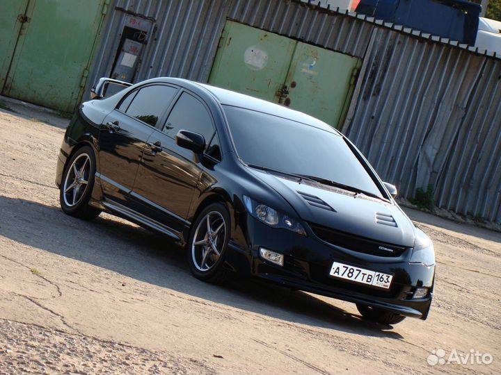 Пороги Mugen Style Honda Civic 4D