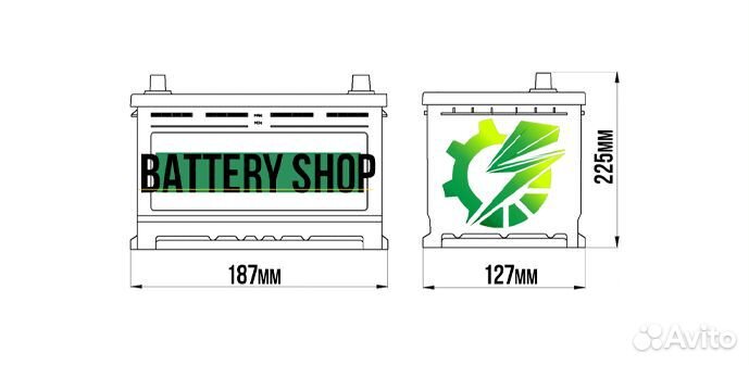 Аккумулятор на матиз 40Ah Тюмень 370A