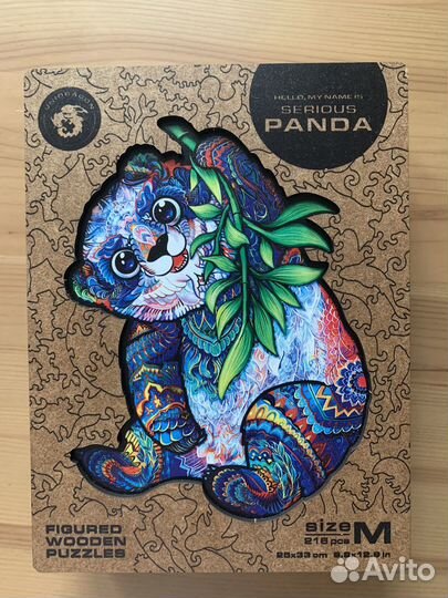 Деревянный пазл Панда