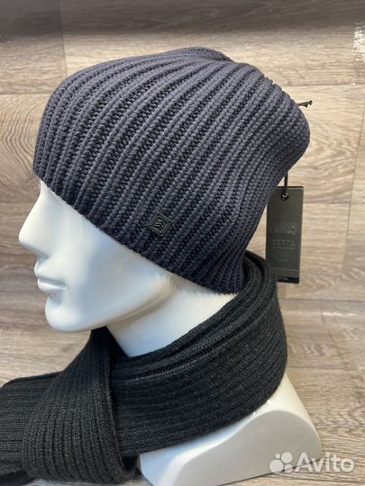 Шапка вязаная из хлопка, Zetta