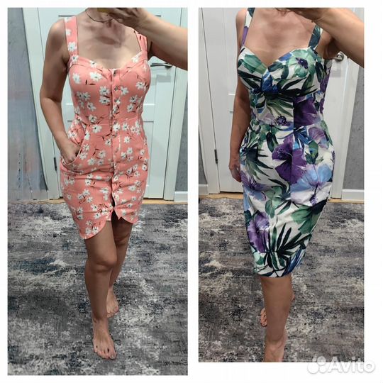 Платье летнее женское сарафан 42-44