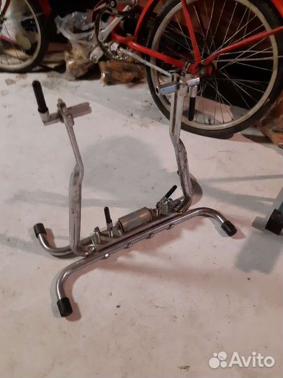 Велотренажер СССР. Подставка для велосипеда