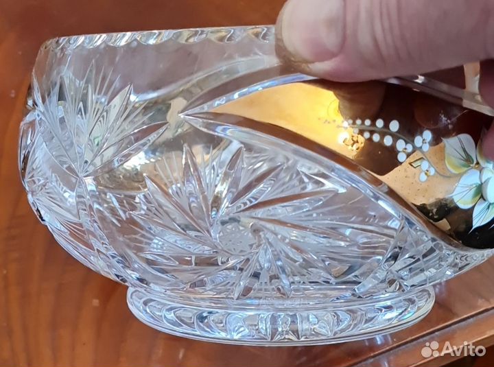 Хрустальная ваза Богемия