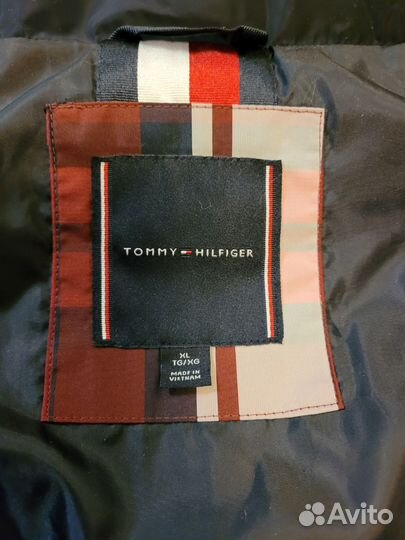 Пуховик мужской tommy hilfiger xl