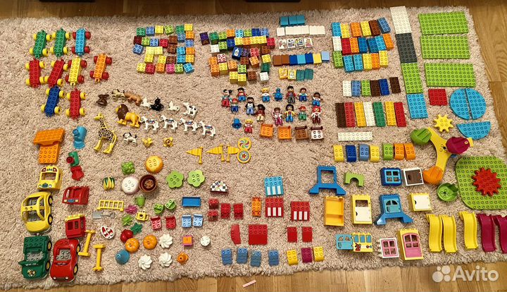 Лего дупло (около 300 деталей) - разные наборы