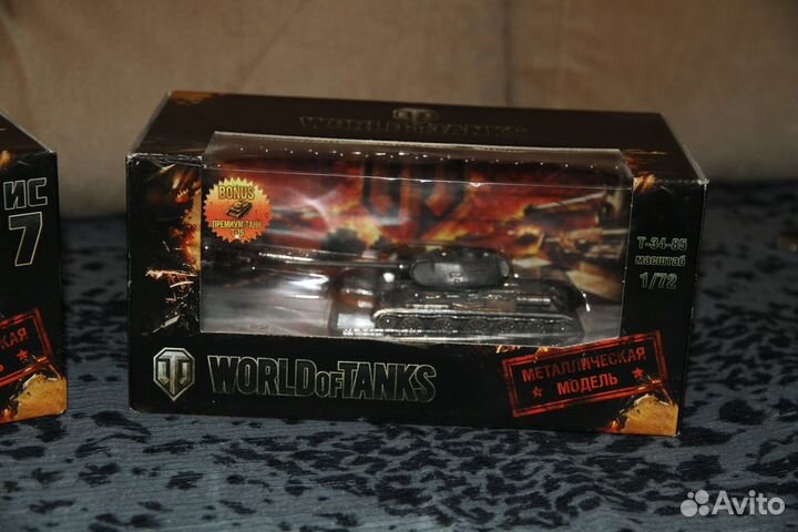 Модели танка ис-7 и т 34-85,1/72(World of Tanks)