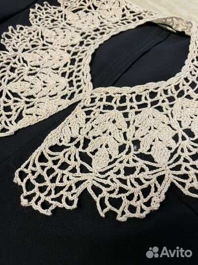 Воротничок кружевной ручная работа съемный