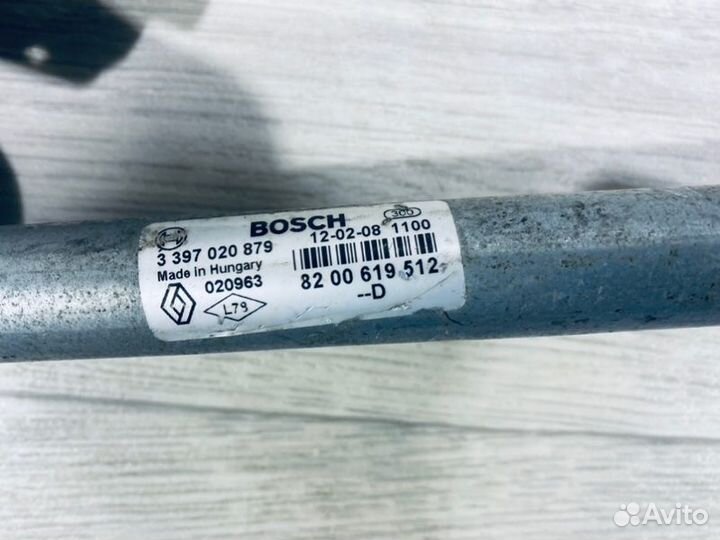 Трапеция стеклоочистителей Renault Duster