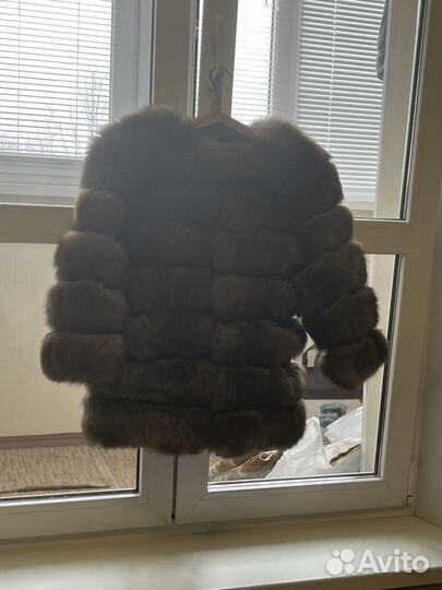 Шуба женская песец