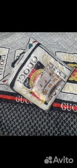 Постельное белье евро с одеялом