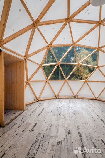 Геокупол геосфера глэмпинг