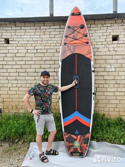 Сап борд Rave bord 335 см принт Волк 2024